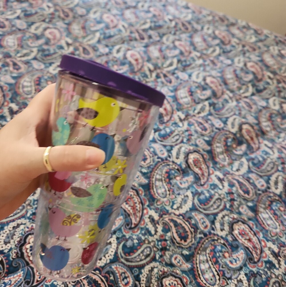 Tervis Purple Birds 24 Oz Tumbler - Picture 3 of 4